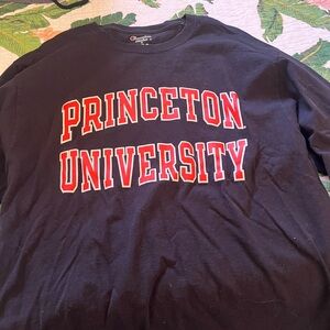 Champion Black Long Sleeve Princeton University Tee
